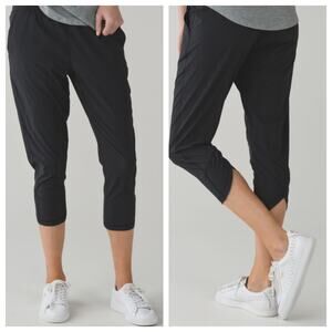Lululemon Tranquil Crop Black High Rise Pants Women’s 4